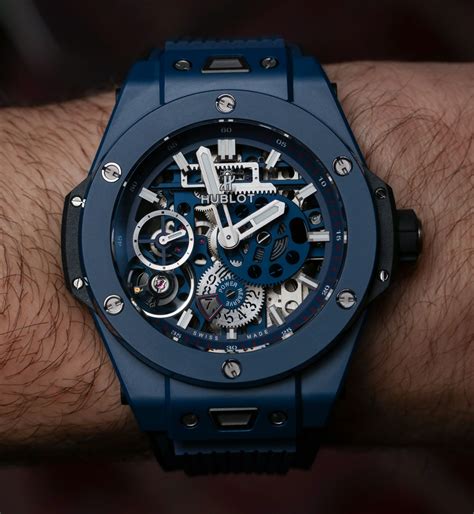 hublot blue watch|hublot big bang watch price.